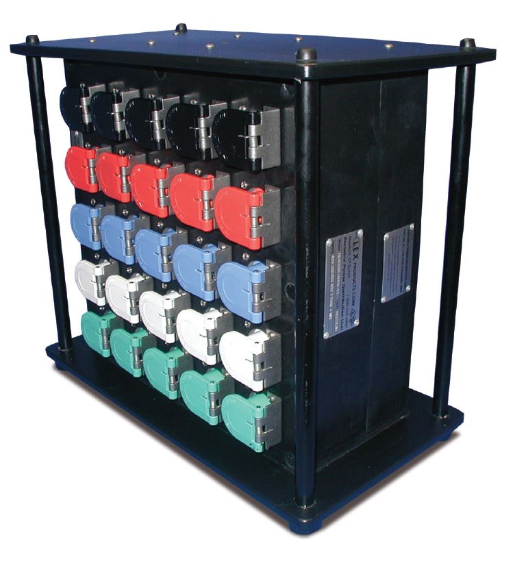 LEX Products 400A Cam Spider Box 3-Phase Distribution