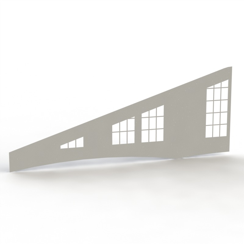 Crystal Clear French Window Gable End