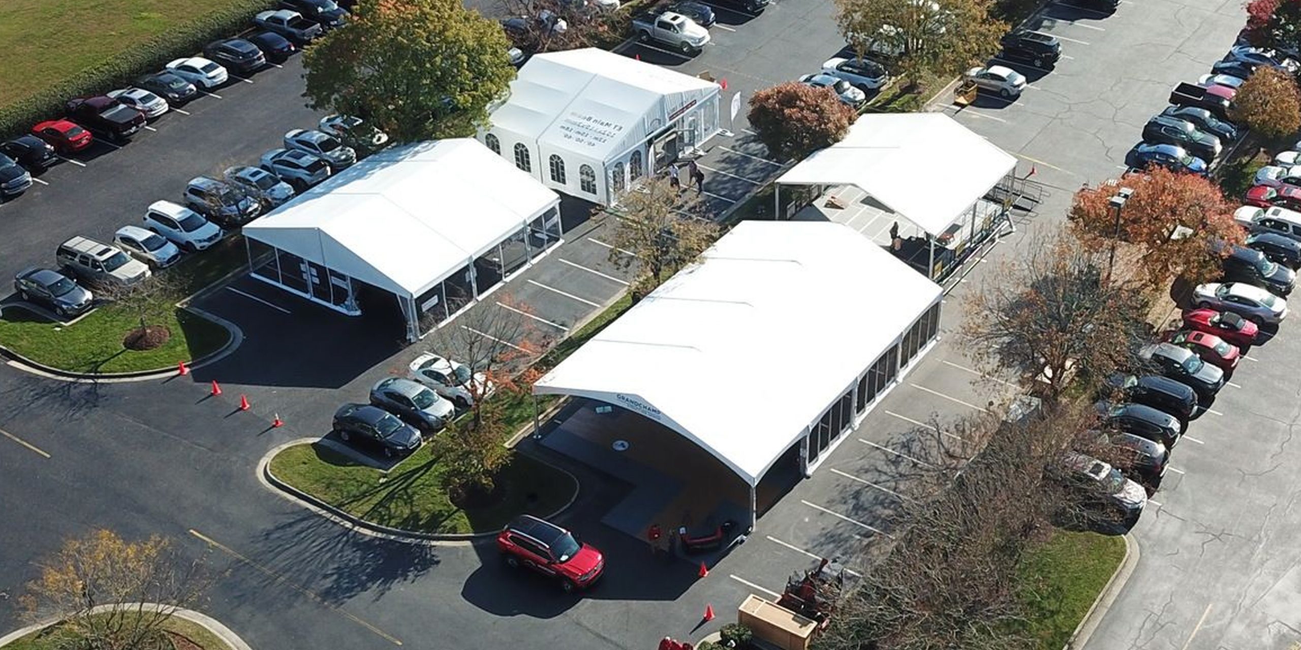 Parking Lot Structure Tent