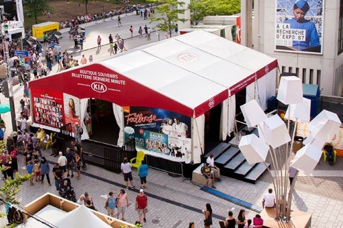 Restaurant Seating Structure Tent Rental - American Structure Tent