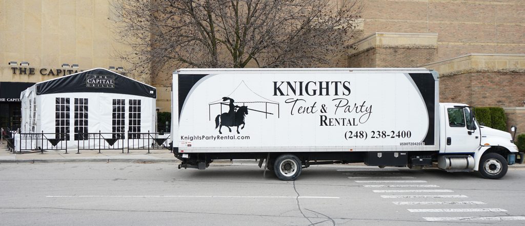 Knight tent online rental